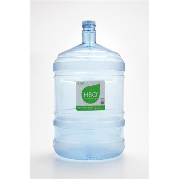 H8O H8O PC58GH-48 5 gal Water Bottle with Handle & 48 mm Cap - Polycarbonate Plastic PC58GH-48